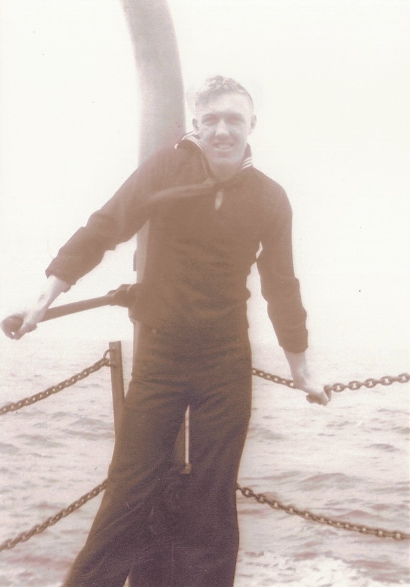 Young J.F. Cooper on a U.S. Navy Vessel