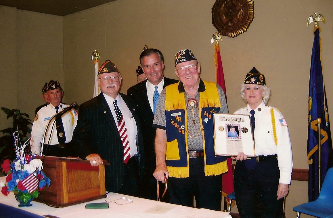 Dr. Cooper and friends at the VFW